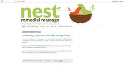 Desktop Screenshot of nestmassage.com